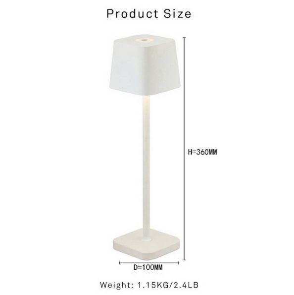 Cordless Led Desk Lamp,Touch Dimming Table Lamp,High Quality Restaurant Rechargeable Night Light supplier